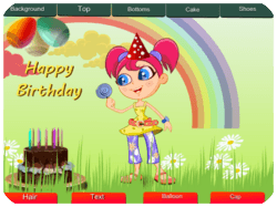 Birthday Girl Party Hat Lollipop