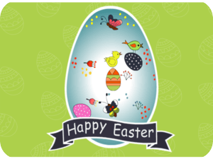 Easter Egg Chick Butterfly