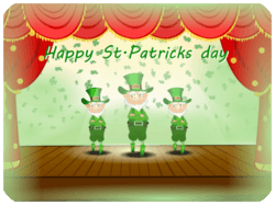 St Patricks Day Leprechauns Stage
