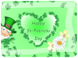 St Patricks Day Leprechaun Clovers