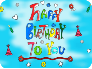 Happy Birthday Colorful Letters