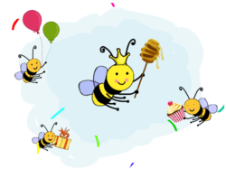 Happy Birthday Bees Party