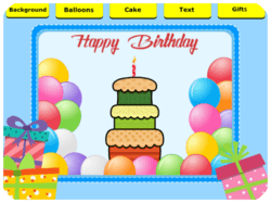 Birthday Cake Balloons Gifts