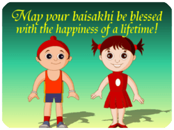 Baisakhi Blessing Happy Children