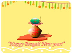 Bengali New Year Pots Decoration