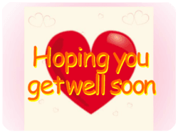 Get Well Soon Red Heart
