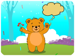Happy Bear Flowers Celebration