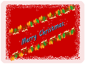 Merry Christmas Holly Decorations