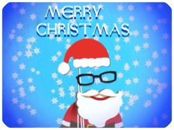 Merry Christmas Santa Glasses
