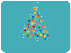 Colorful Christmas Tree Decoration