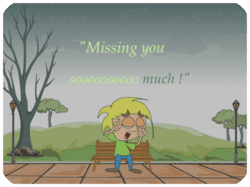Missing You Sad Boy Bench