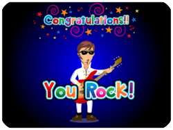 Congratulations Rockstar Guitar Hero