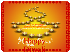 Happy Diwali Diyas Light