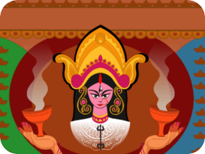 Diwali Lights Goddess Durga