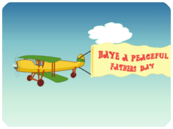 Peaceful Fathers Day Airplane