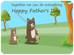 Fathers Day Fishing Bears