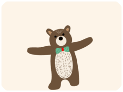 Cute Bear Holiday Cheer