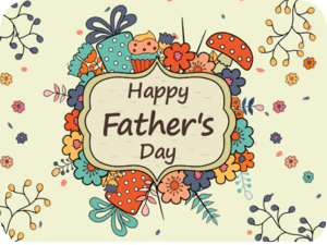 Happy Fathers Day Floral Design