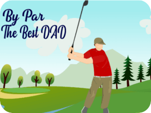 Fathers Day Golfing Dad