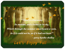 Let's Enjoy Fall