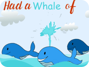 Whale Themed Birthday Fun
