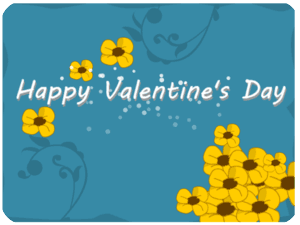 Valentines Day Yellow Flowers