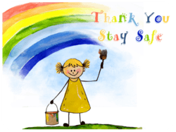 Thank You Rainbow Girl
