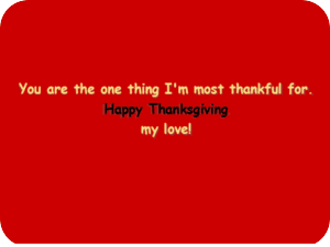 Thanksgiving Love Red Background