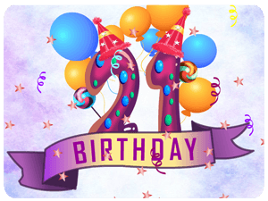 21st birthday party balloons