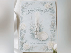 God Bless You On Your Christening Day