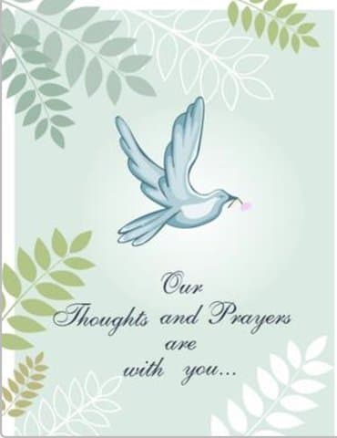 Our Thoughts And Prayers Are With You