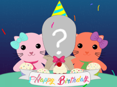 Birthday face ecard
