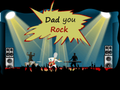 dad you rock concert theme