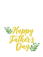 happy fathers day leaves