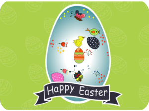 Easter Egg Chick Butterfly