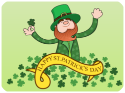 St Patricks Day Leprechaun Shamrocks
