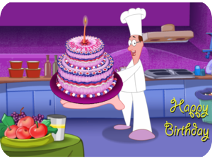 Birthday Chef Cake Party