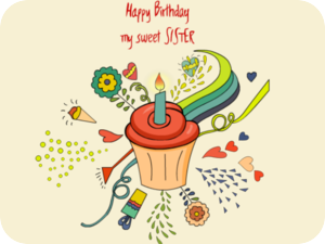 Birthday Cupcake Sister Celebration