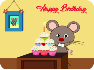 Birthday Mouse Cupcake Party