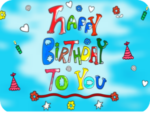 Happy Birthday Colorful Letters