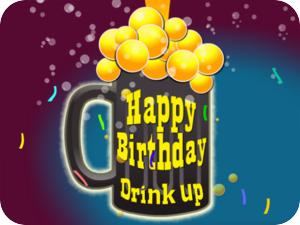 Birthday Beer Celebration Fun