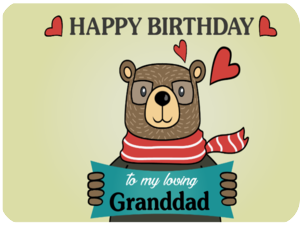 Happy Birthday Bear Granddad
