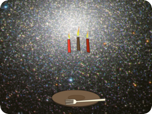 Birthday Candles Space Theme
