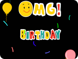 Birthday Fun Smiley Balloons