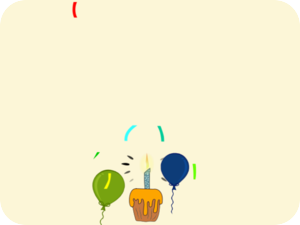 Birthday Cake Balloons Celebration