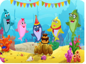 Birthday Underwater Dolphin Party