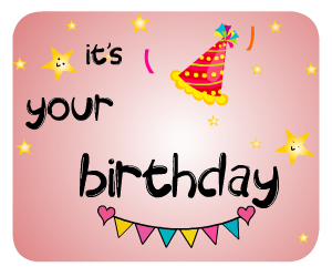 Birthday Party Hat Stars