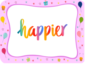 Colorful Birthday Happier Balloons