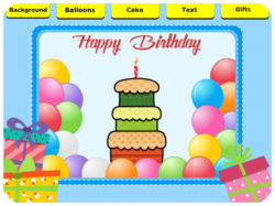 Birthday Cake Balloons Gifts