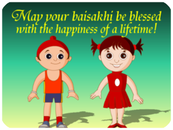 Baisakhi Blessing Happy Children